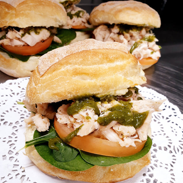 Chicken Pesto Roll -  