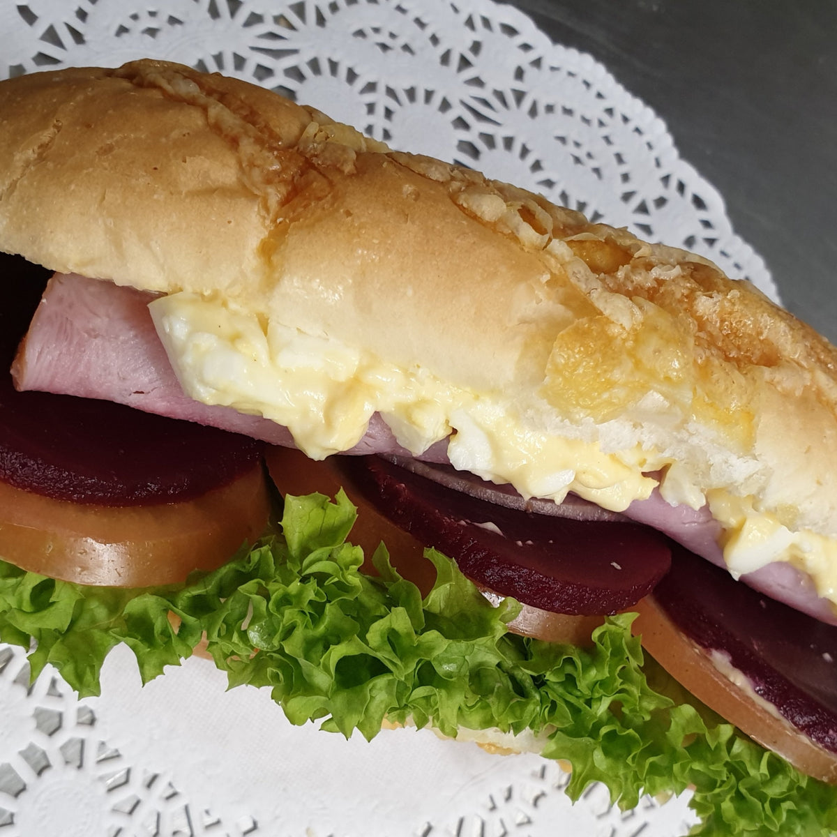 Ham Roll -  ham, roll, sandwiches