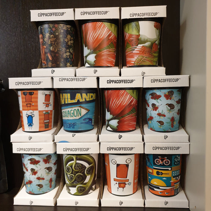 Patterned Keep Cup - Large (454ml/16oz) - coffee, cup, gift