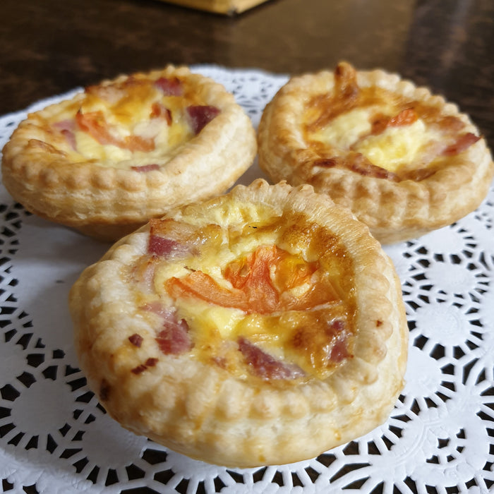 Open Mini Quiche Savouries - Hot - Quiche, savoury