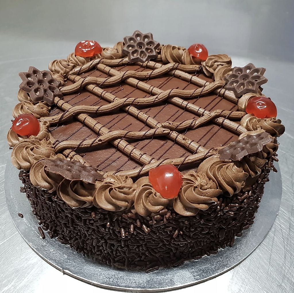 gateaux - Chocolate - 14" square (50-60 ppl) - $99.5